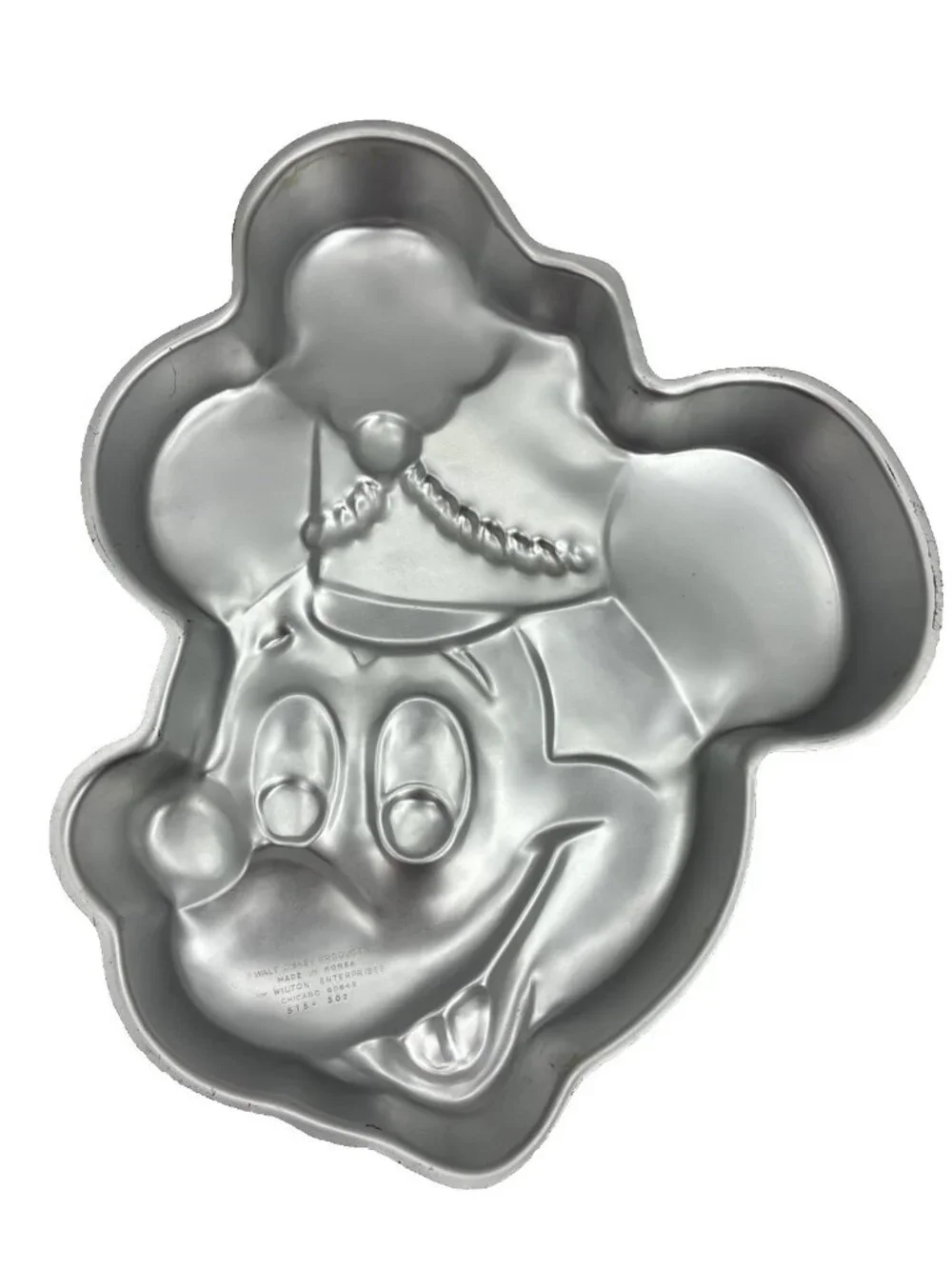 Vintage Wilton Disney Mickey Mouse Character Cake Pan 515-302 Aluminum Korea
